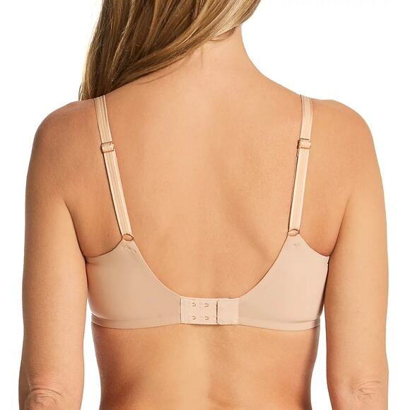 Le Mystere Second Skin Unlined Underwire Demi Bra Nylon Natural Size 32B NWT - Picture 2 of 12